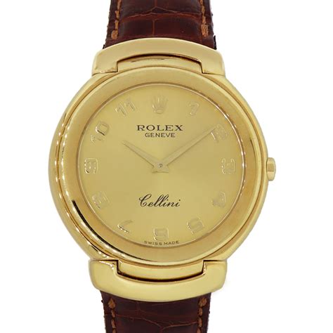 cinturino originale rolex cellini|Rolex Cellini 18K Yellow Gold Quartz Mens Watch 6623 .